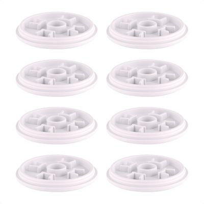 WAGNER QuickClick HYPER Replacement Furniture Gliders, 50 mm, 8-Pack