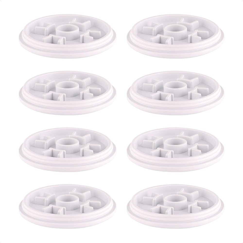 WAGNER QuickClick HYPER Replacement Furniture Gliders, 50 mm, 8-Pack