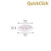 WAGNER QuickClick HYPER Replacement Furniture Gliders, 50 mm, 8-Pack view 2