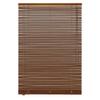 Easy-Shadow Wooden Venetian Blind, Bamboo, Solid Wood, 55 x 130 cm, Brown, Left-Side Control — Custom-Made view 1