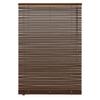 Easy-Shadow Custom-Made Wooden Blind, Bamboo, 165 x 140 cm, Dark Brown, Left-Side Control view 1