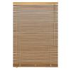 Easy-Shadow Real Wood Venetian Blind, Bamboo, 170 x 130 cm, Oak, Left-Side Control, Custom-Made view 1