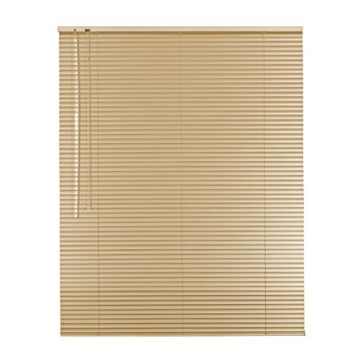 Easy-Shadow Aluminum Venetian Blind 100 x 120 cm, Beige, Left Controls