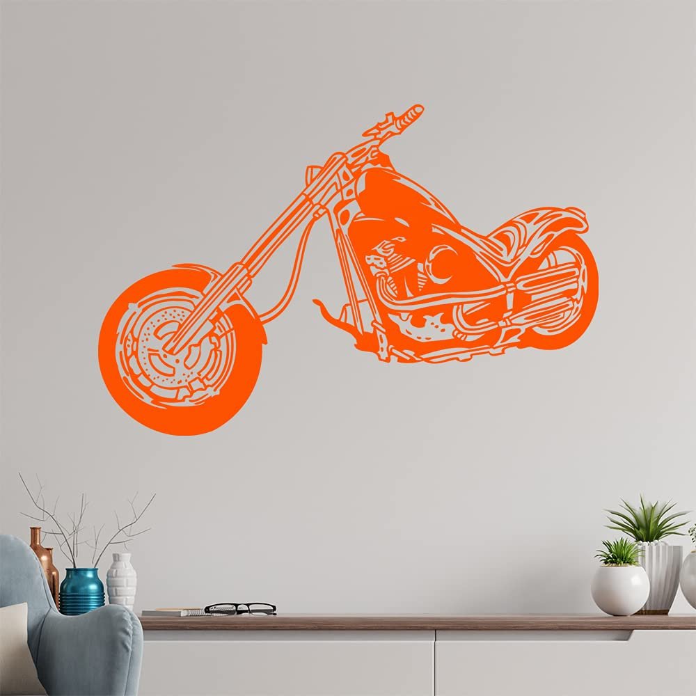 Chopper Wall Decal in 6 Colors - Wall Sticker for Kitchen, Living Room, Bedroom, and Bathroom