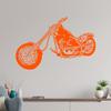 Chopper Wall Decal in 6 Colors - Wall Sticker for Kitchen, Living Room, Bedroom, and Bathroom view 1