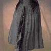Dark Dreams Gothic Medieval LARP Dress Guinerva, Black, S/M view 3