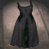 Dark Dreams Gothic Medieval LARP Dress Guinerva, Black, S/M view 4
