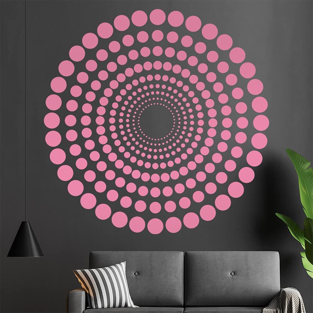 Circular Ornament Wall Decal in 6 Colors
