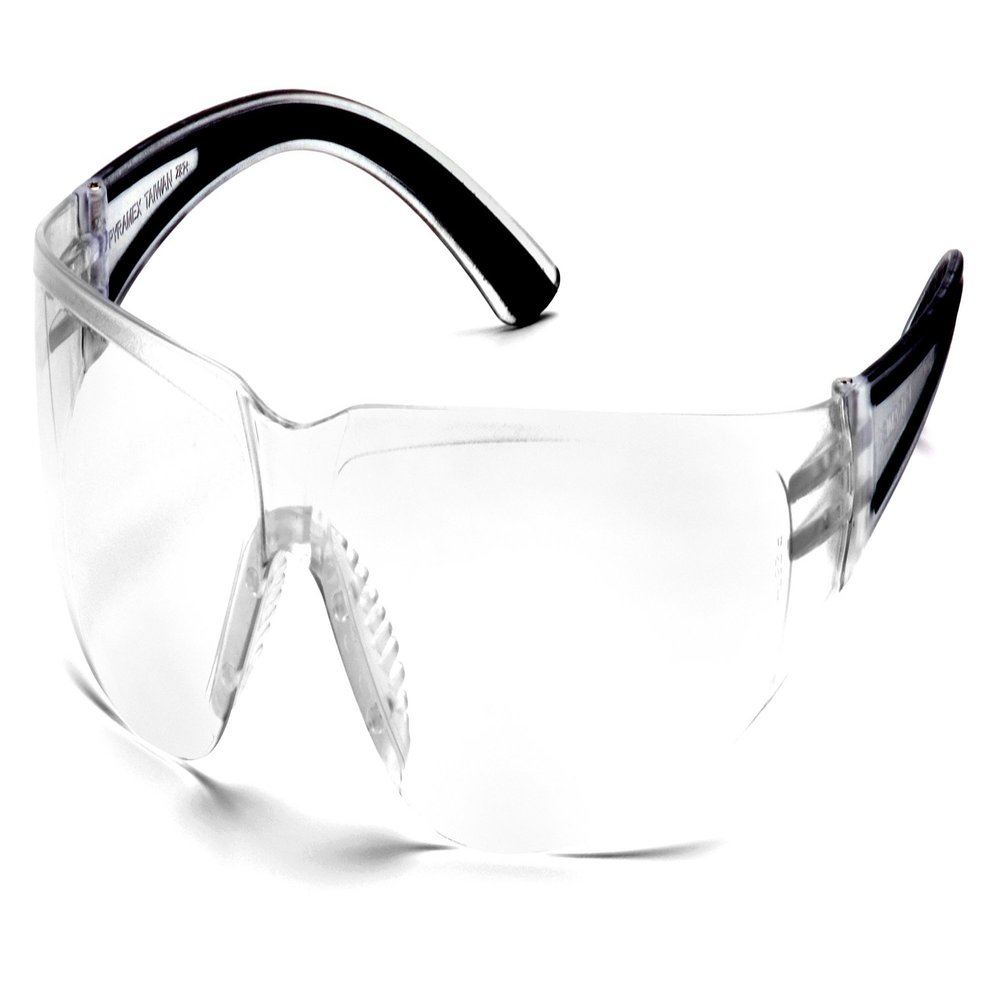 Pyramex ESB3610ST CORTEZ H2X Anti-Fog Lens with Black Temples, Clear