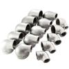 3/8" x 1/4" Threaded Elbow Reducer, Sanitary Stainless Steel Pipe Connector view 1