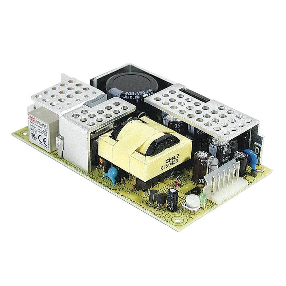 Mean Well RPD-65D AC/DC Power Supply Module, Open Frame, 24 V DC, 2.9 A, 1 Piece