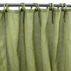 MonbeauRideau Rumba Curtain, 140 x 250 cm, 100% Cotton, Green view 1