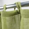 MonbeauRideau Rumba Curtain, 140 x 250 cm, 100% Cotton, Green view 2