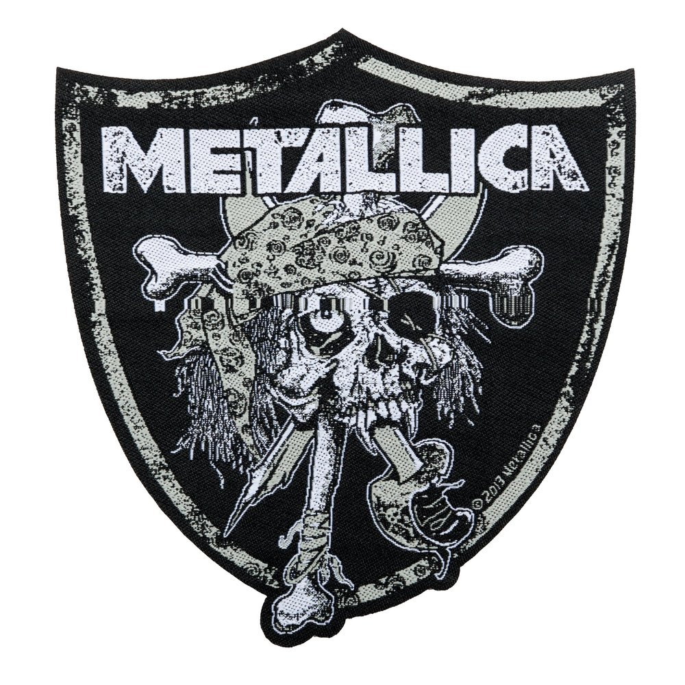 Metallica Raiders Skull Patch