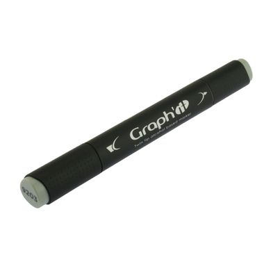 Graph'it Twin-Tip Art and Design Marker Pen – 9203 Green Grey 3