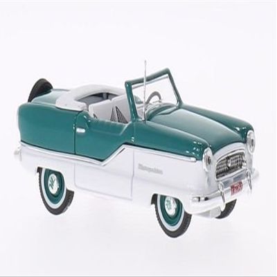 Unknown Nash Metropolitan Convertible, Turquoise/White, 1959, 1:43 Scale Model Car