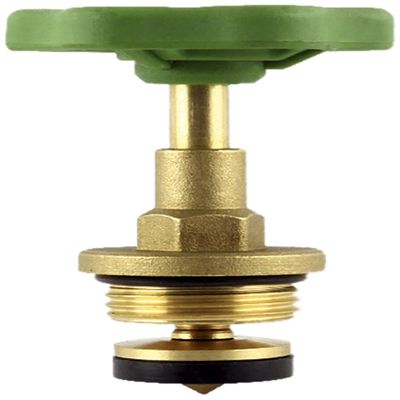 derClou24 Grease-Chamber Valve Bonnet, Brass, for 1/2 in DN15 Angle and Straight-Through Valves, Gold