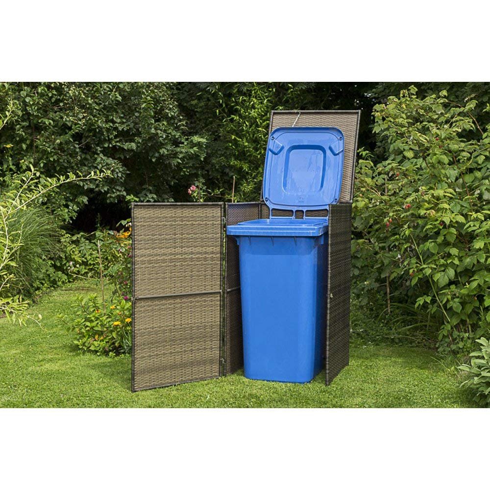 MERXX Pozzuoli Green Trash Bin Enclosure, Choice of Size