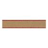 Hopsack Ribbon 5m x 7mm, Red - Berisfords view 1
