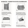 Kaeppel Brushed Cotton Fitted Sheet 180–200 x 200 cm, Bordeaux view 2