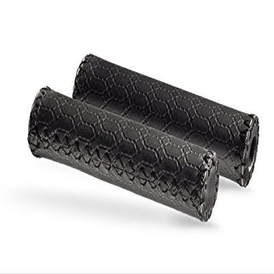 Selle Montegrappa British 014HF Old School Bicycle Grips, 120 mm, Black