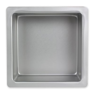 PME SQR054 Square Cake Pan, Anodized Aluminum, 127 x 127 x 102 mm, Silver