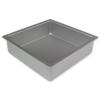 PME SQR054 Square Cake Pan, Anodized Aluminum, 127 x 127 x 102 mm, Silver view 2