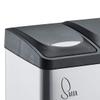 SVITA TC3X8 Kitchen Bin, 24 L, 3 x 8 L, Stainless Steel view 4