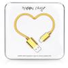 Happy Plugs Deluxe Micro USB to USB Charging and Sync Cable, 2 m, Gold view 1