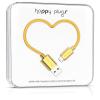 Happy Plugs Deluxe Micro USB to USB Charging and Sync Cable, 2 m, Gold view 2