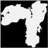 Greater Plön Lake Sticker, 21 x 25 cm, Light Gray view 1