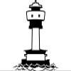 Samunshi Kiel Lighthouse Sticker, 8 Sizes, 25 Colors (20 x 25 cm, Burgundy) view 2
