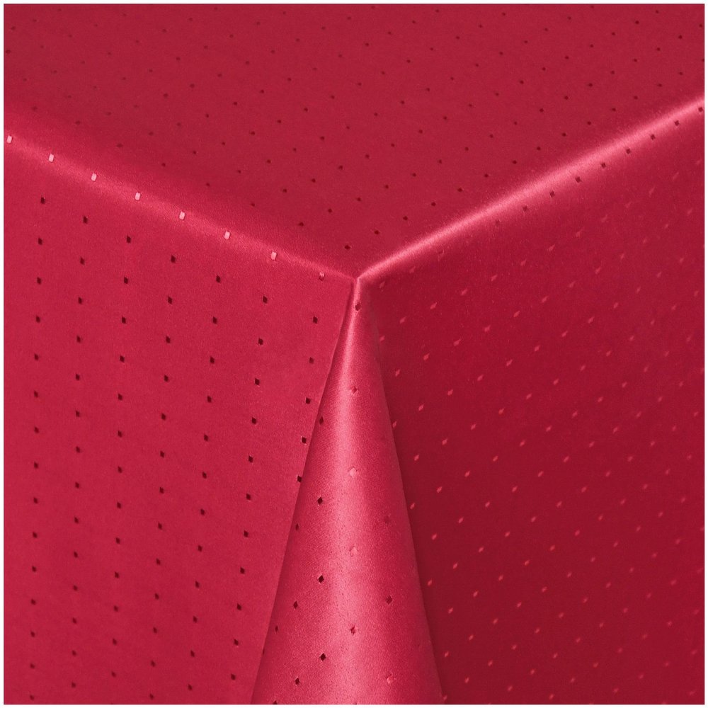 Tablecloth – Burgundy Polka-Dot Design, 110 x 160 cm, Rectangular – Custom-Made Christmas Tablecloth