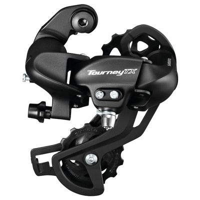 Shimano Tourney RD-TX800 rear derailleur, 7/8-speed, without adapter, black