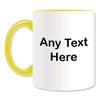 Personalized Mechanic Tools Mug, Yellow Ceramic view 2
