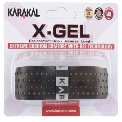 Karakal X-Gel Replacement Grip, Black