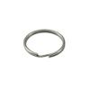 Merriway BH02294 38 mm Key Rings, Nickel-Plated/White, 10-Pack view 1
