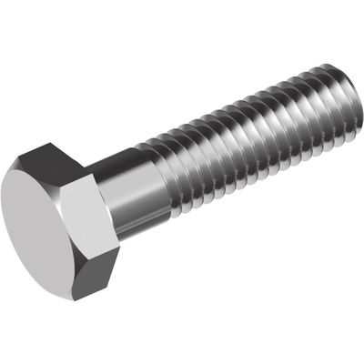 10 Hexagon Bolts with Shank DIN 931 – A4-70 M10x250