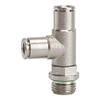 RIEGLER 108944-862.014-8 Swivel L-Shaped T Push-In Fitting, G 1/4 Male to 8 mm view 1