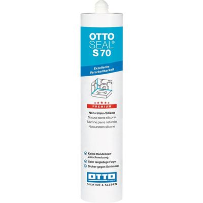 OTTOSEAL S 70 Premium Natural Stone Silicone, 310 ml, C32 Sand Red Textured