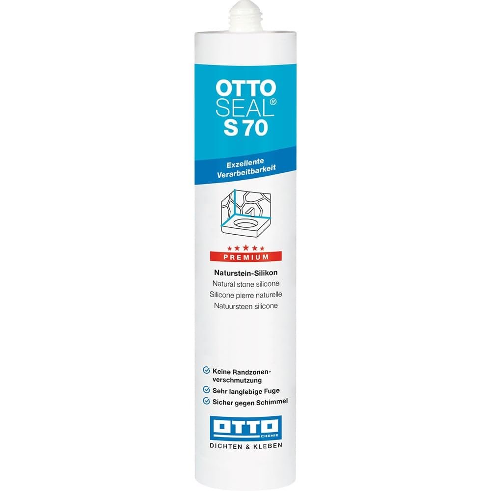 OTTOSEAL S 70 Premium Natural Stone Silicone, 310 ml, C32 Sand Red Textured