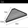 YAMAZAKI 2505 Tower Sink Corner Drainer, Black, Steel, 30 x 15 x 0.8 cm view 3
