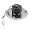 Whitecap P-2454C Chrome-Plated Brass Water Outlet, 1/2 in. FIPT x 3/4 in. GHT view 1
