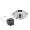 Whitecap P-2454C Chrome-Plated Brass Water Outlet, 1/2 in. FIPT x 3/4 in. GHT view 2