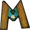 Janosch Wooden Letter M, Assorted Colors view 1