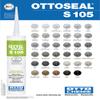 OTTOSEAL S 105 Sanitary Silicone, 310 ml Cartridge, C71 Joint Gray view 2