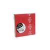 Clairefontaine Pollen 12925C – Pack of 25 Folded Cards, 110 x 110 mm, 210 gsm, Cherry Red view 1