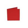 Clairefontaine Pollen 12925C – Pack of 25 Folded Cards, 110 x 110 mm, 210 gsm, Cherry Red view 2
