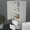 KZOAO Berlin Bathroom Cabinet, 120 cm, White, Preassembled, Left-Hinged Door view 2