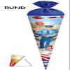 Police Officer School Cone, 70 cm, with Personalized Name and Bow view 2